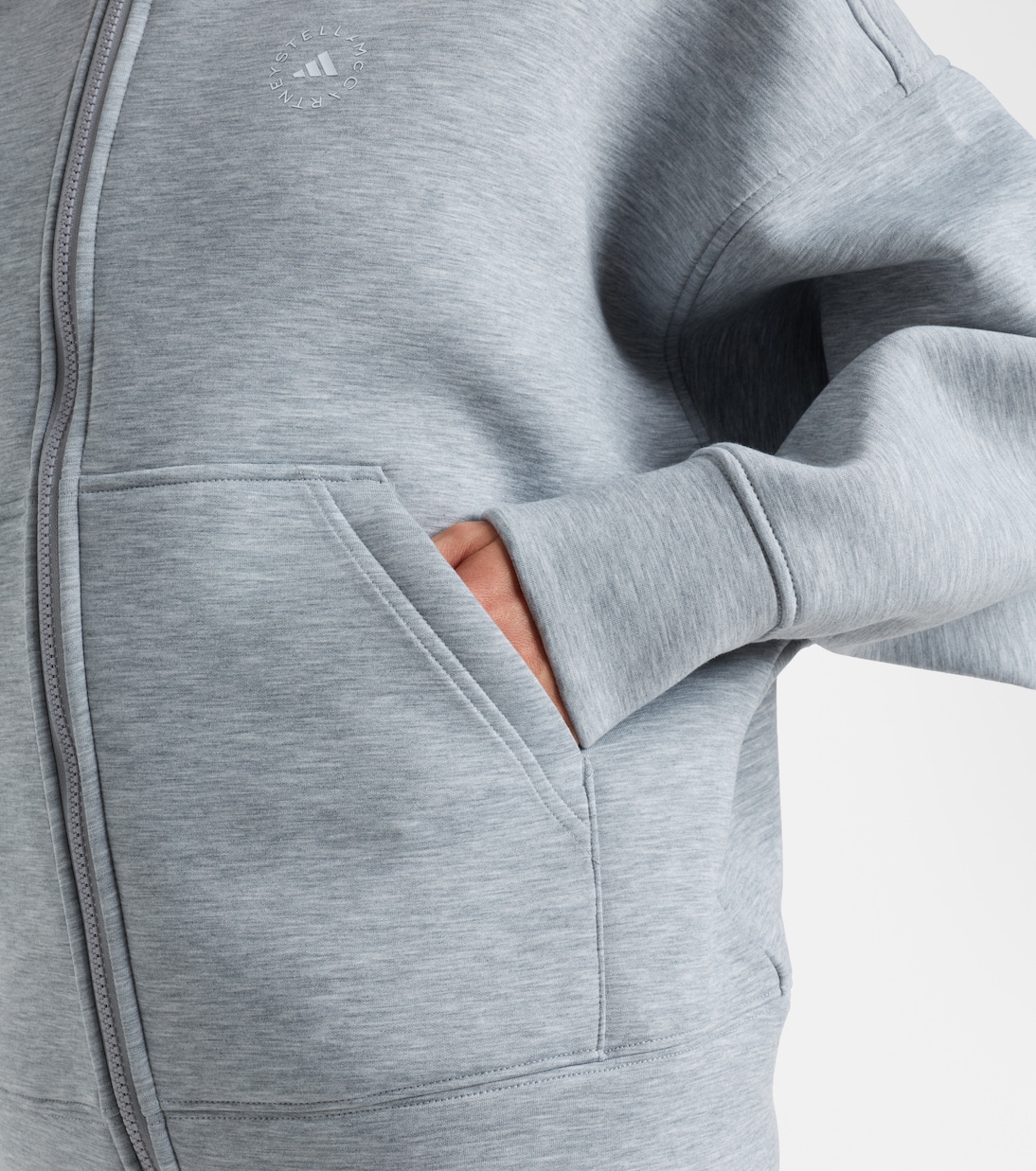 스쿠버 저지 집업 후디 | Adidas by Stella McCartney