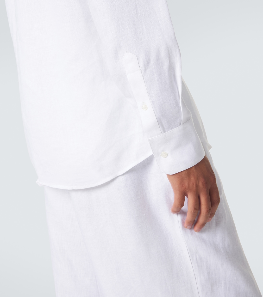 Embroidered linen shirt | Dolce&Gabbana