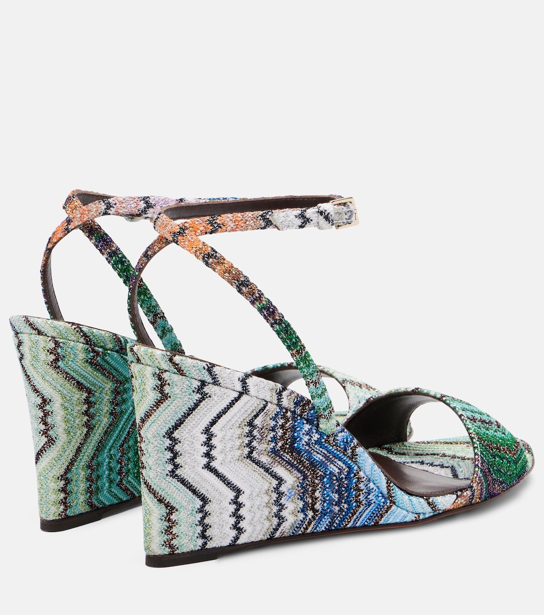 Cuñas Julia de lamé en zigzag | Missoni