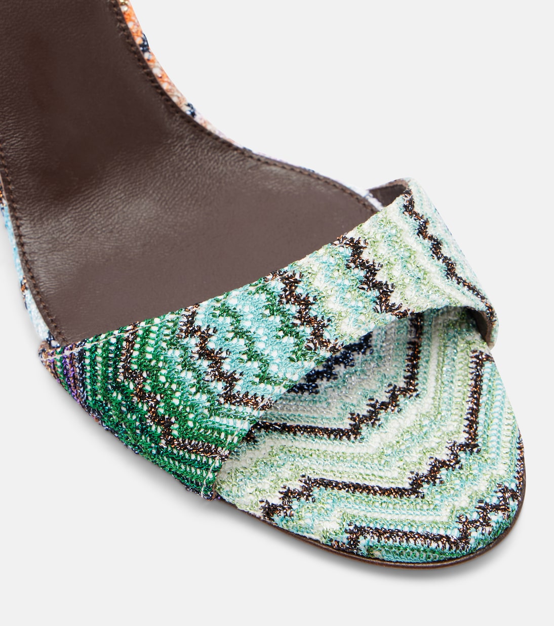 Cuñas Julia de lamé en zigzag | Missoni