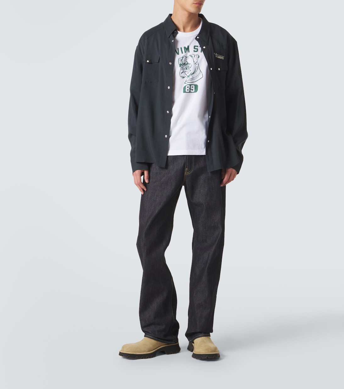 Jumbo printed cotton jersey T-shirt | Visvim