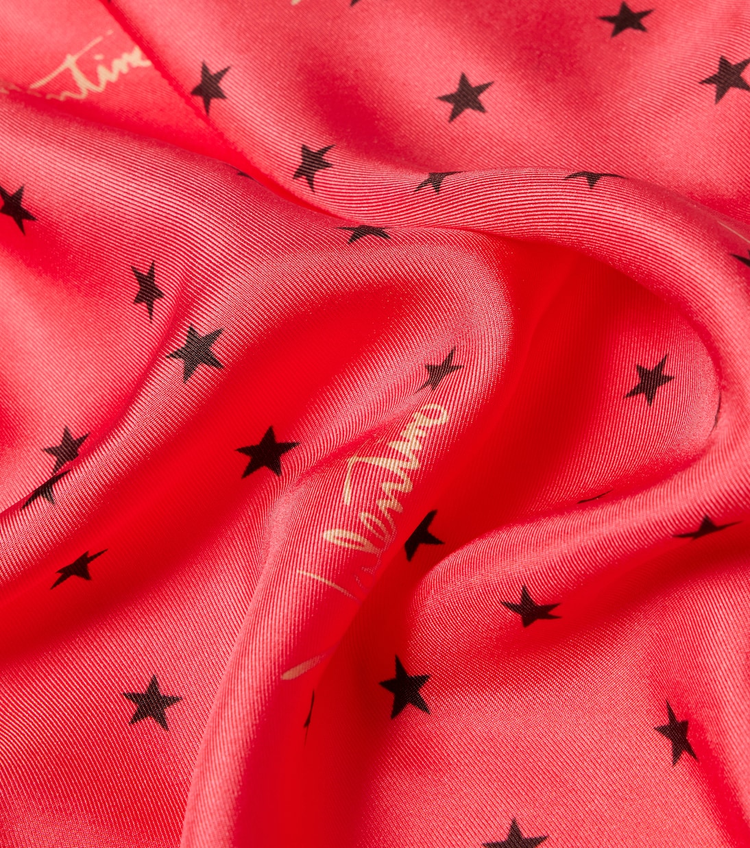 Printed silk twill scarf | Valentino