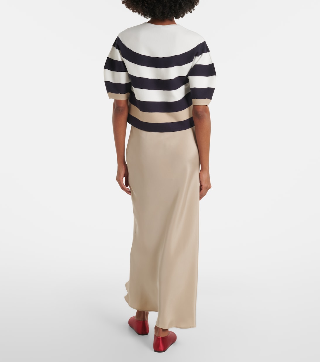 Silk satin slip skirt | Max Mara