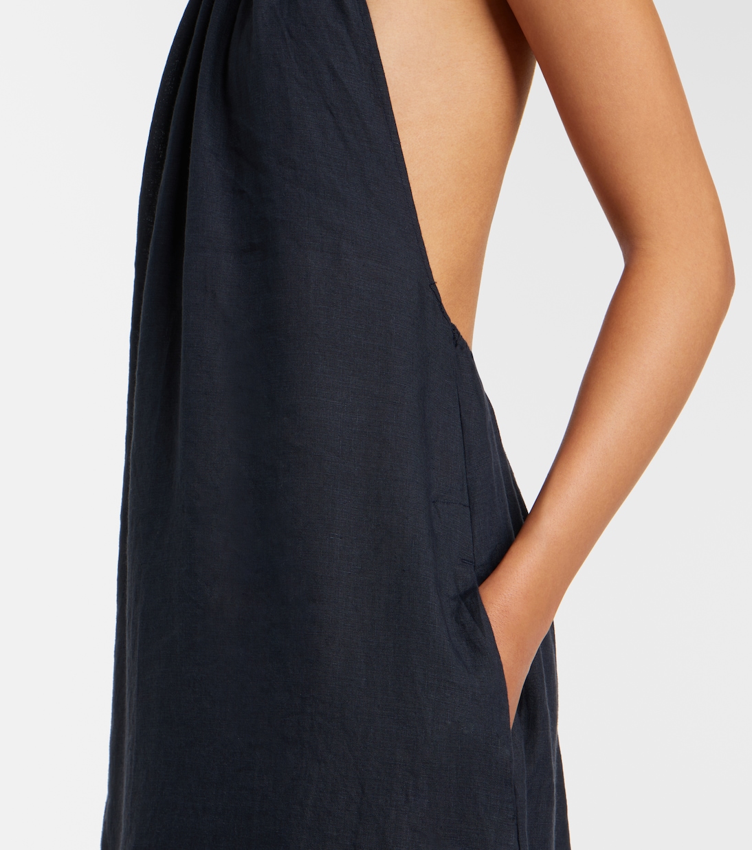 Lelia halterneck linen maxi dress | Nili Lotan