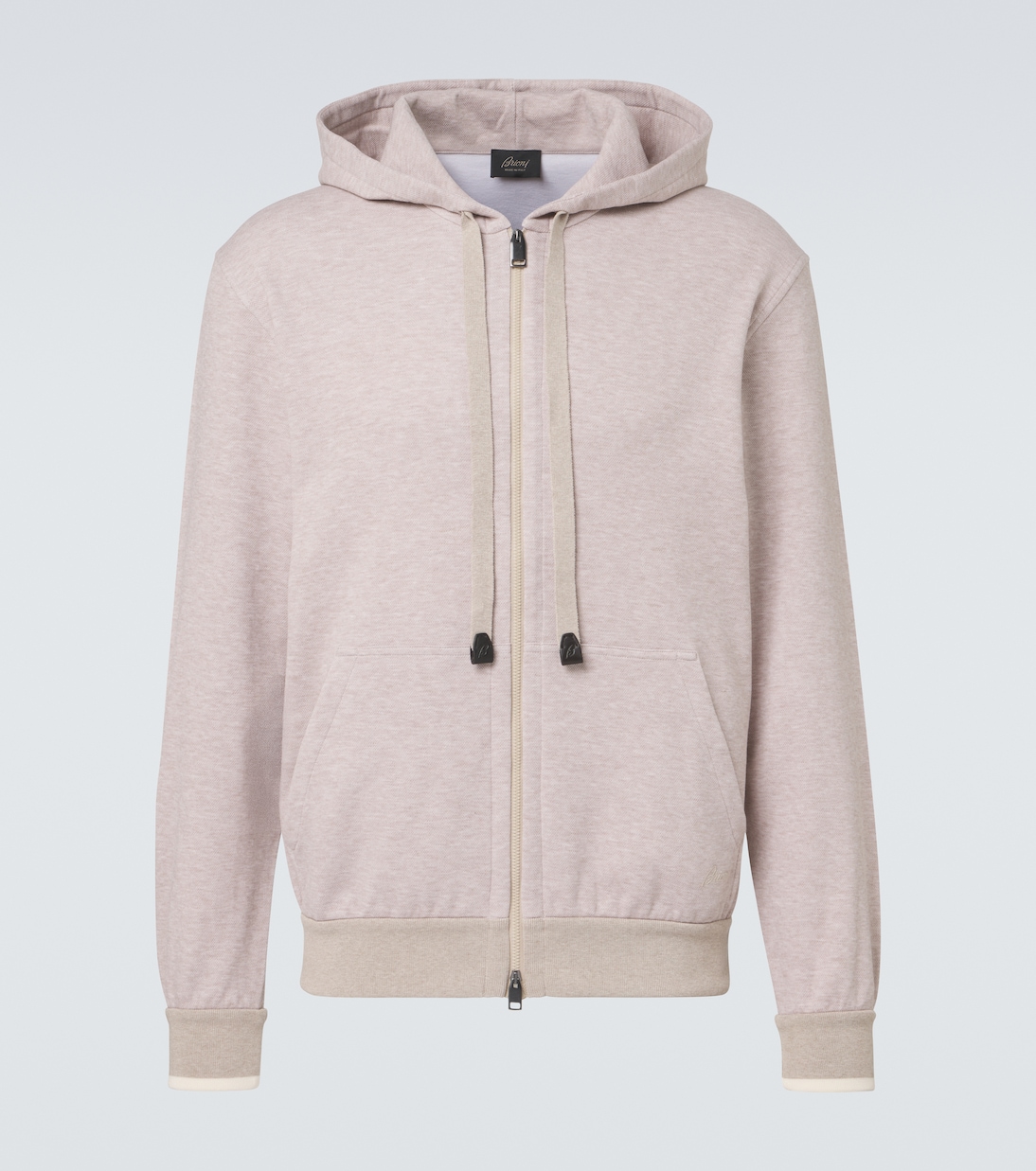 Cotton-blend zip-up hoodie | Brioni