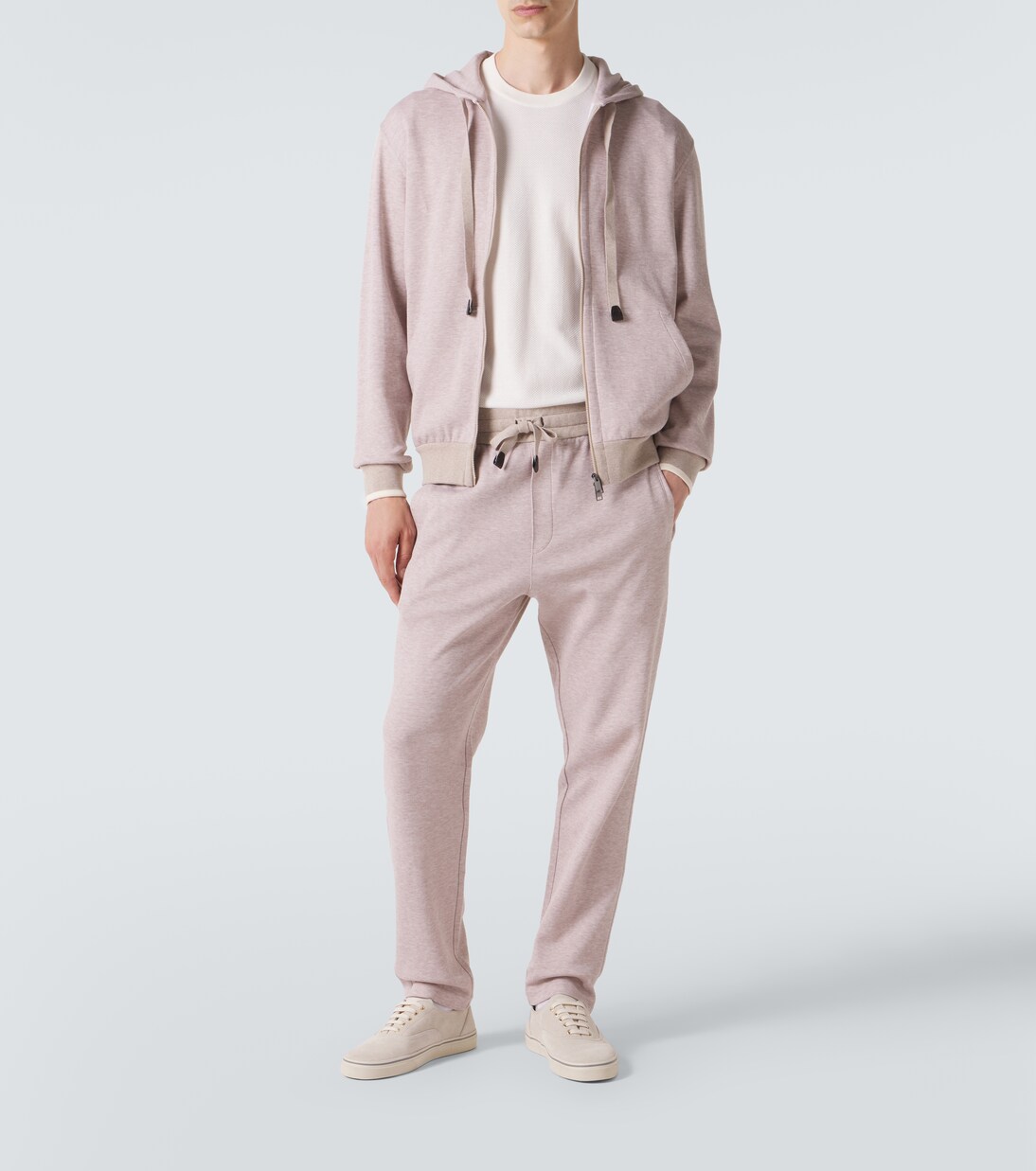 Cotton-blend zip-up hoodie | Brioni