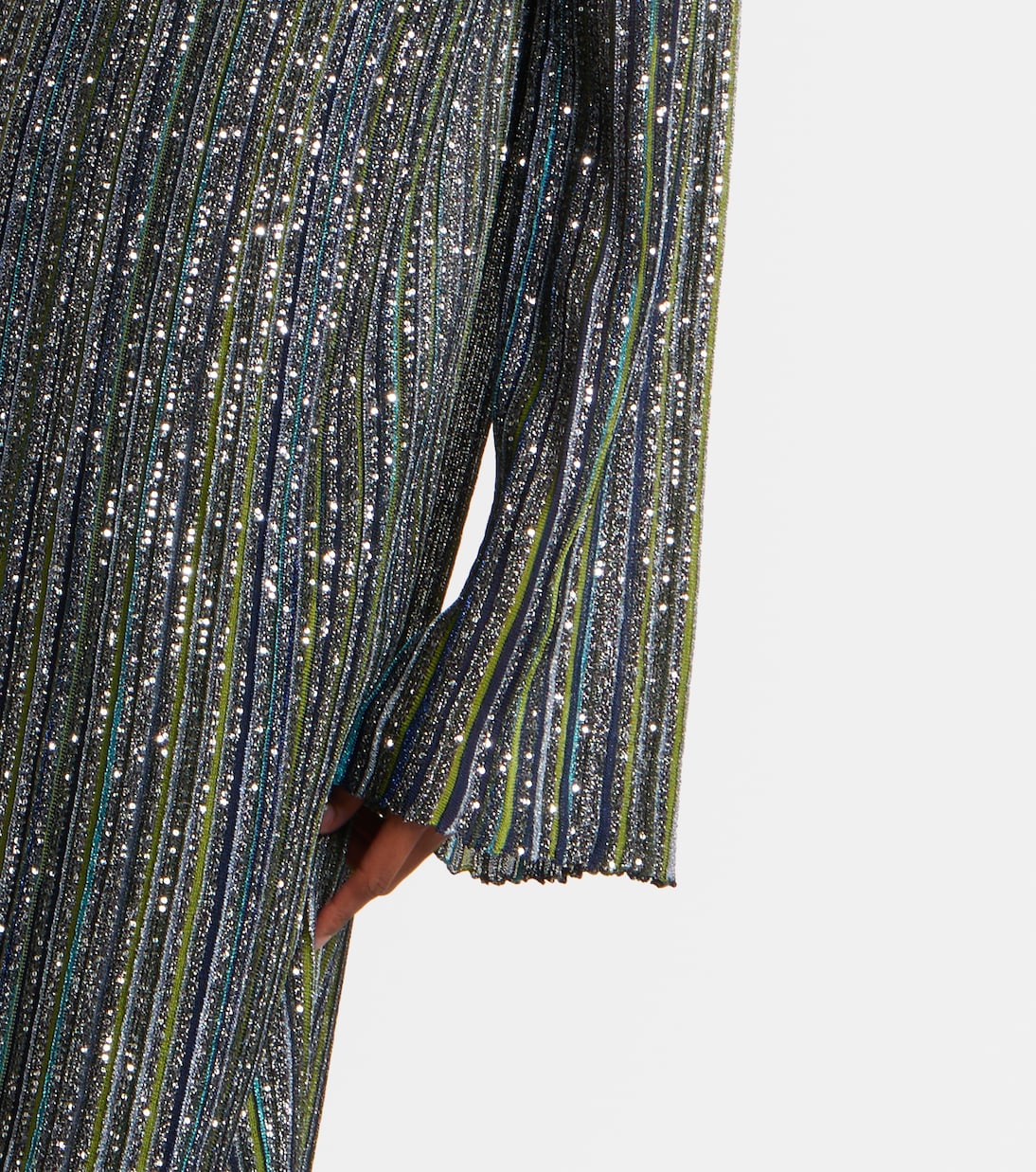 Striped lamé gown | Missoni