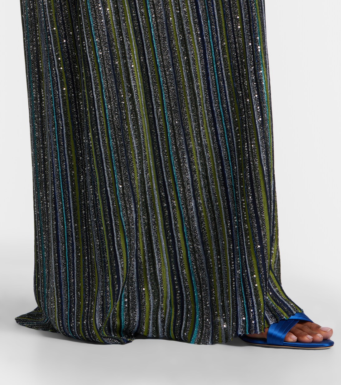 Striped lamé gown | Missoni