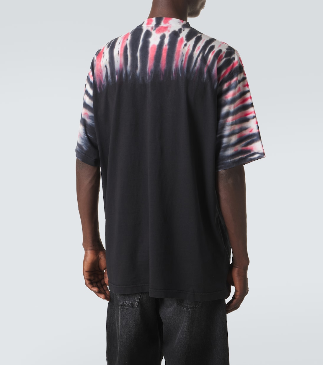 Printed tie-dye cotton jersey T-shirt | Balenciaga