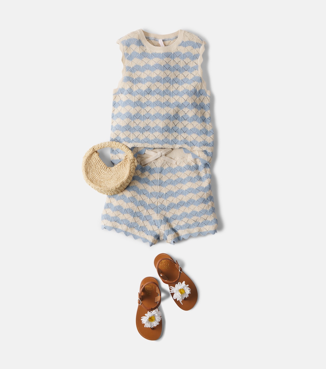 Top Aster aus Pointelle-Strick | Zimmermann Kids