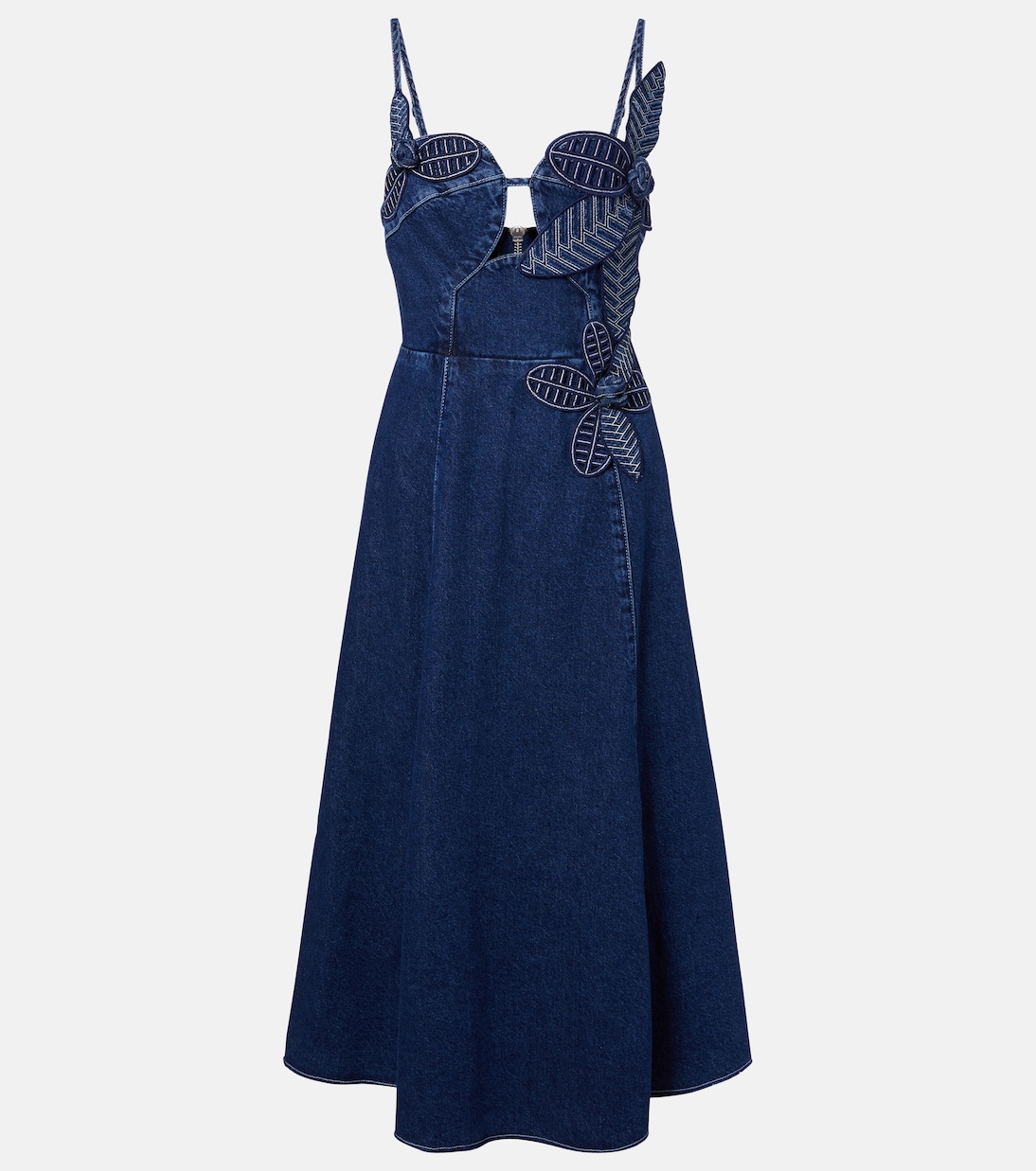 Robe en denim à appliqués | Farm Rio