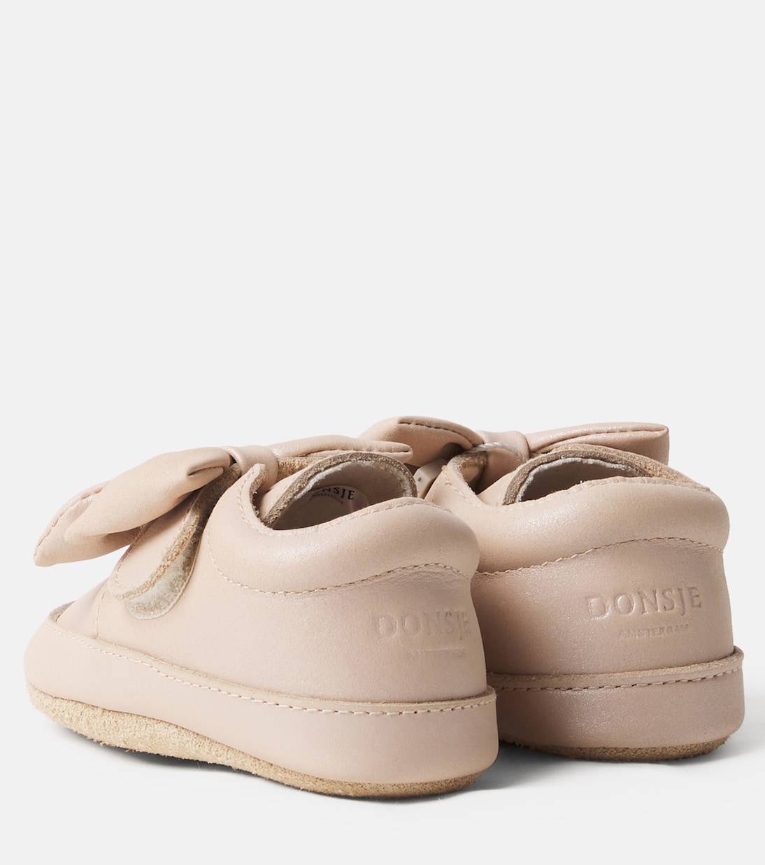 Baby Schuhe Mileau aus Metallic-Leder | Donsje