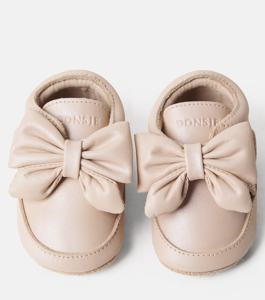 Baby Schuhe Mileau aus Metallic-Leder | Donsje