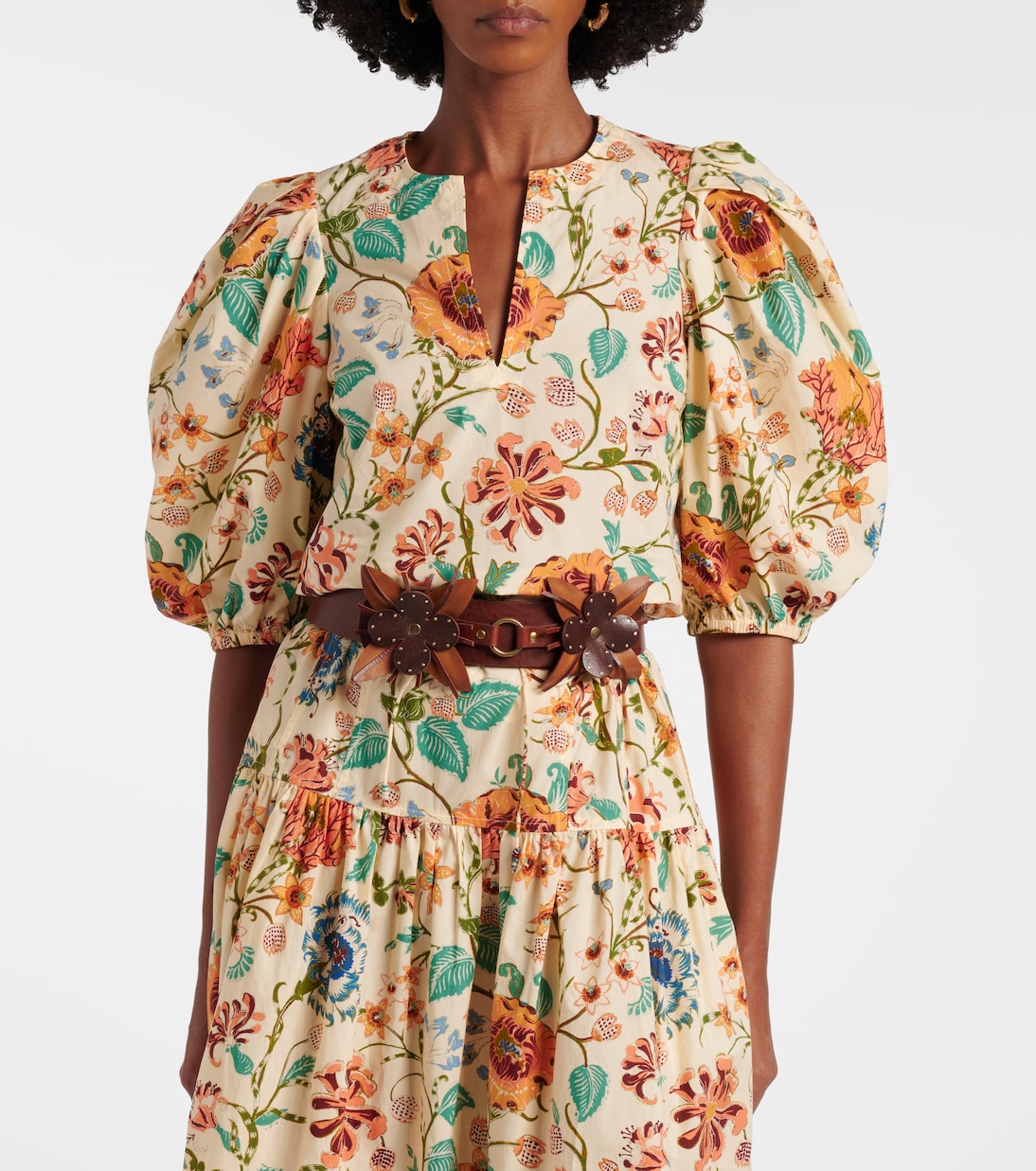 Top Florielle en coton floral | Ulla Johnson