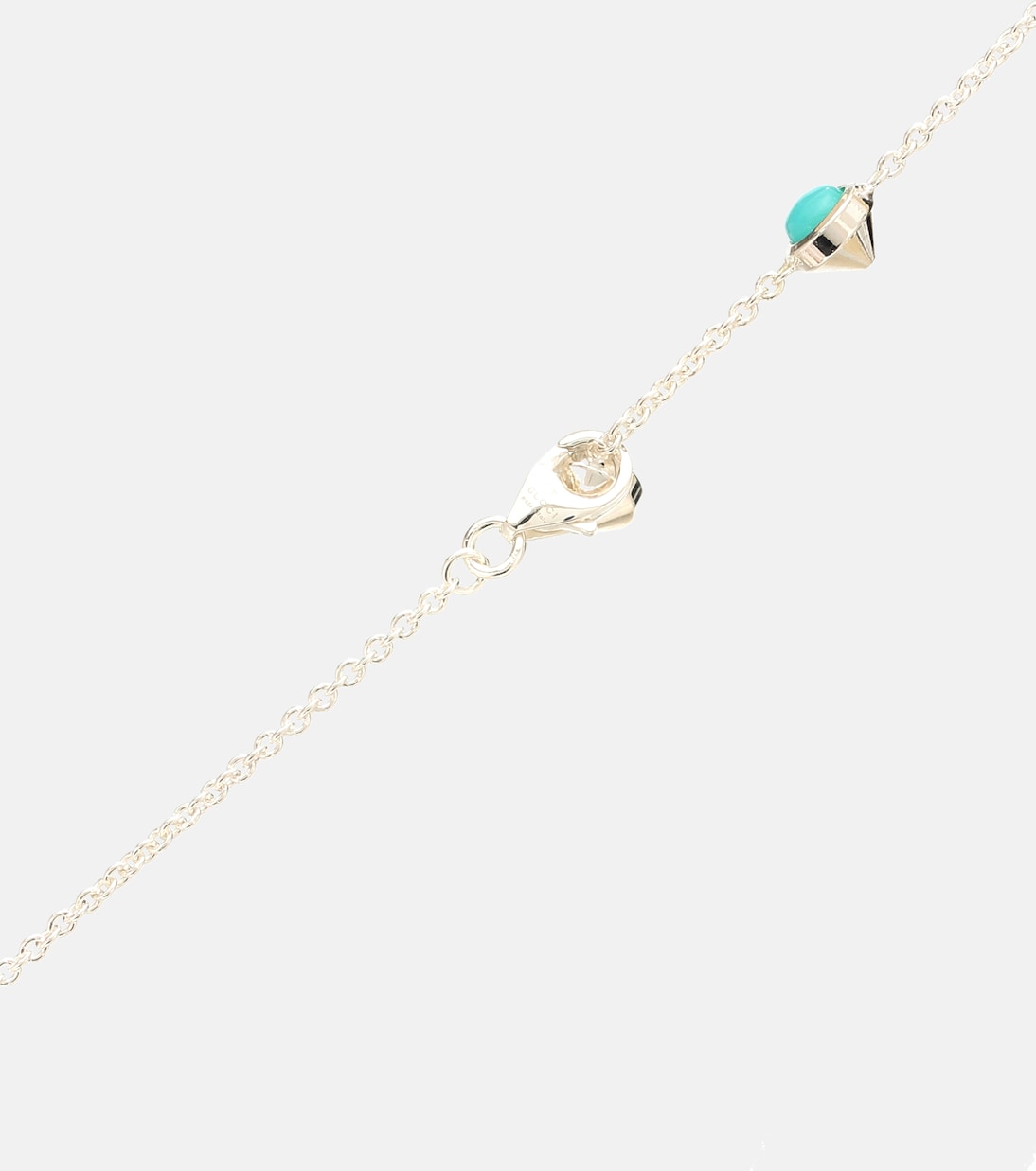 Collier Double G en argent sterling, topazes et nacre | Gucci