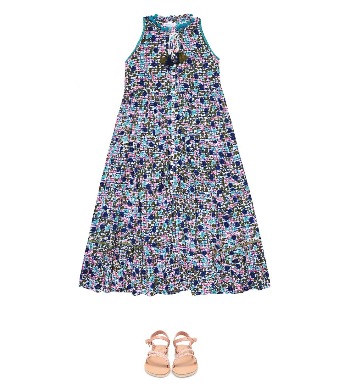 Robe Clara imprimée | Poupette St Barth Kids