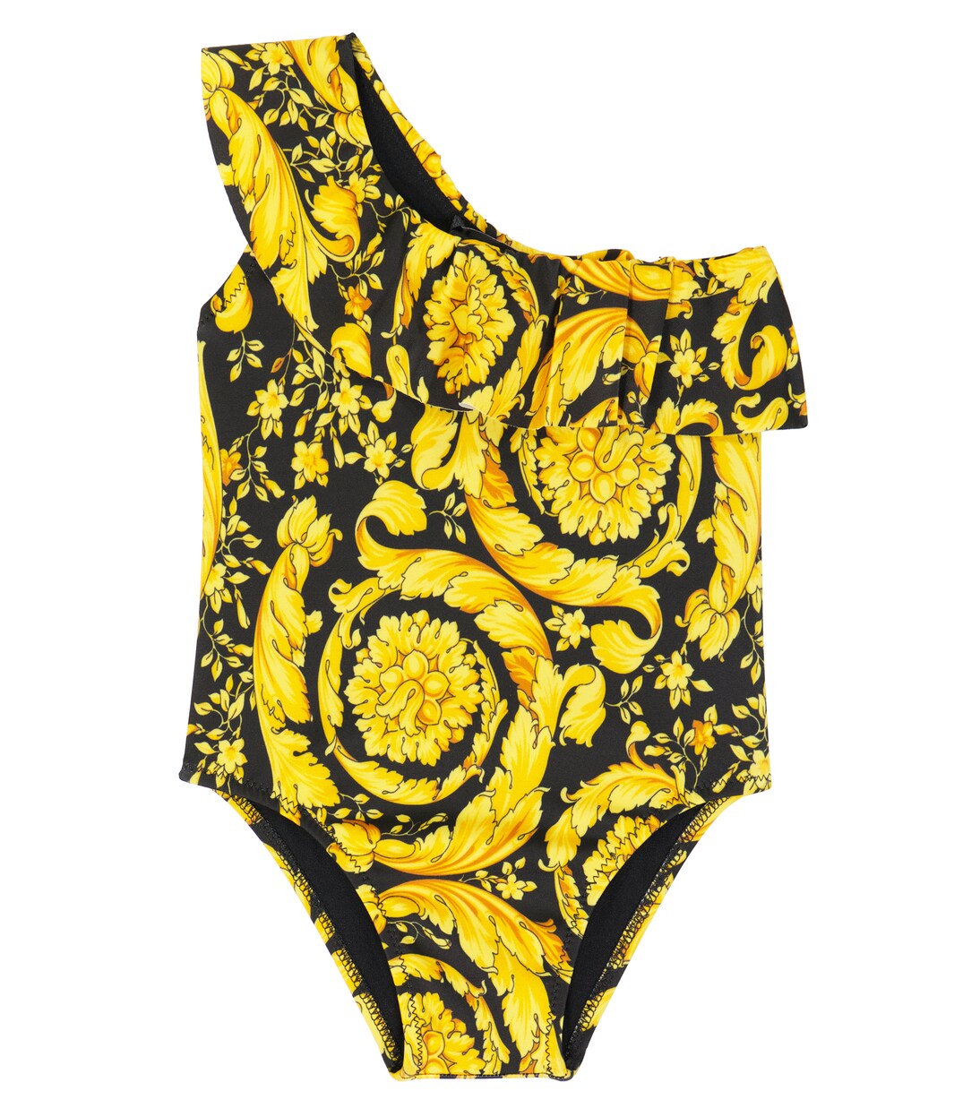 Baby Barocco one-shoulder swimsuit | Versace Kids