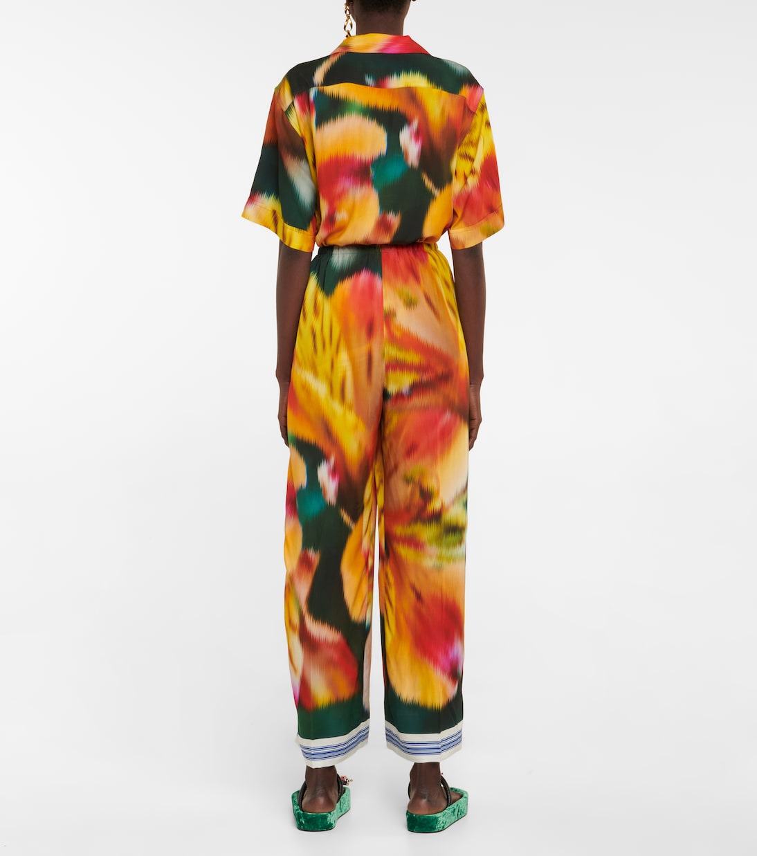 Pantalon ample imprimé | Dries Van Noten