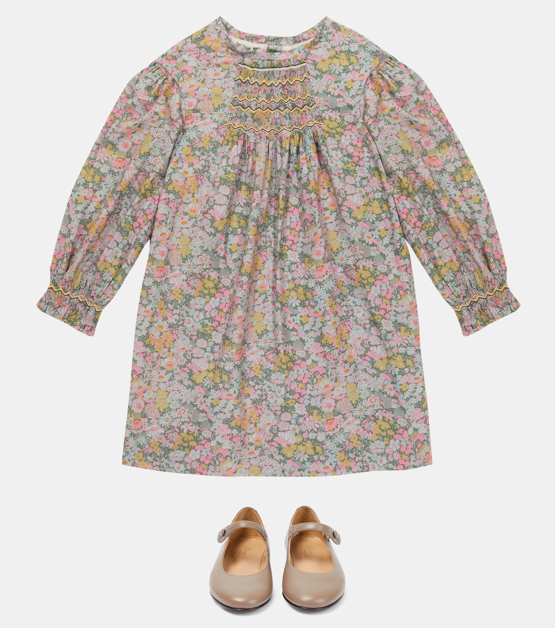 Divine floral cotton dress | Bonpoint