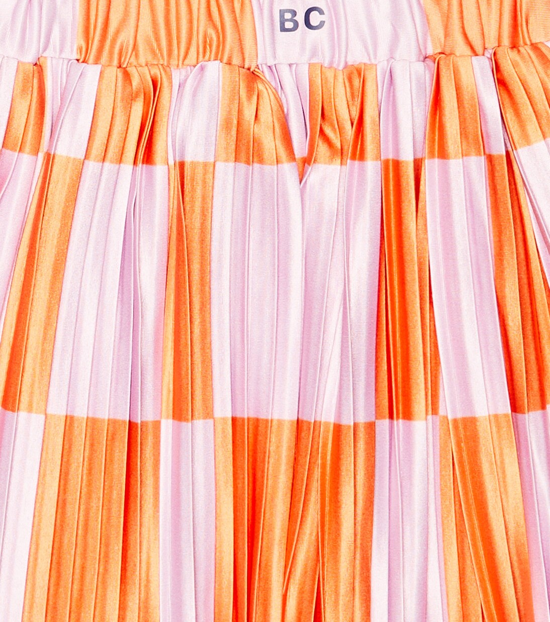 Checked pleated satin skirt | Bobo Choses