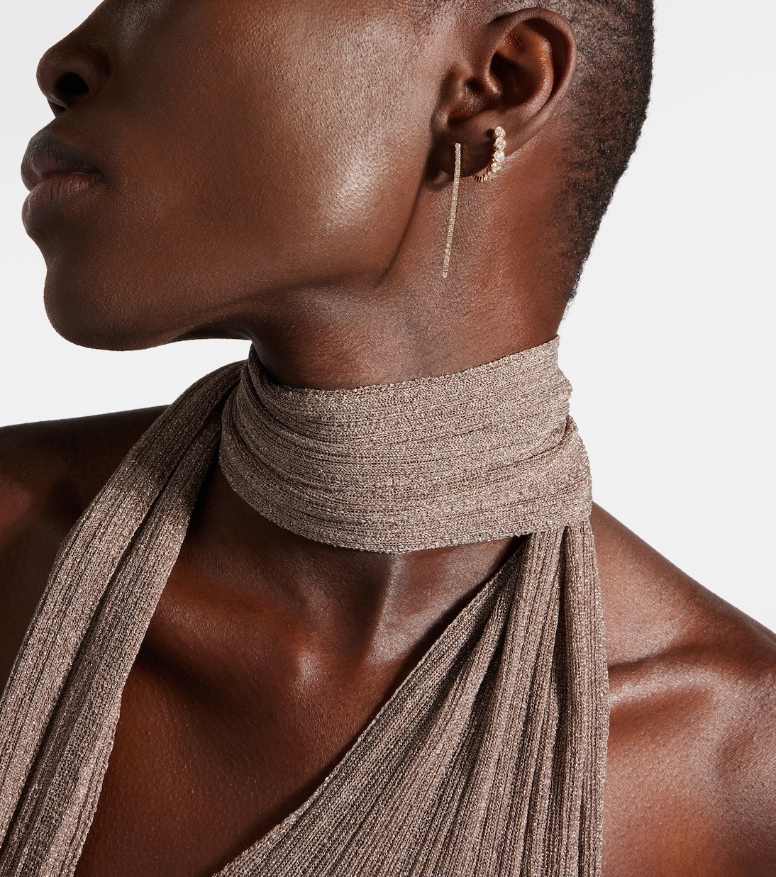 Ohrringe River aus 18kt Gelbgold mit Diamanten | Sophie Bille Brahe