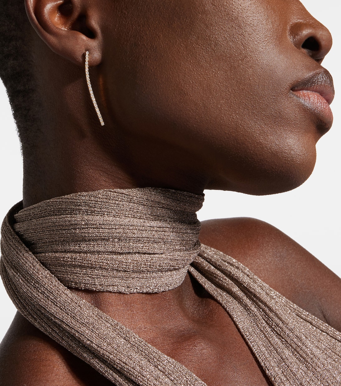 Ohrringe River aus 18kt Gelbgold mit Diamanten | Sophie Bille Brahe