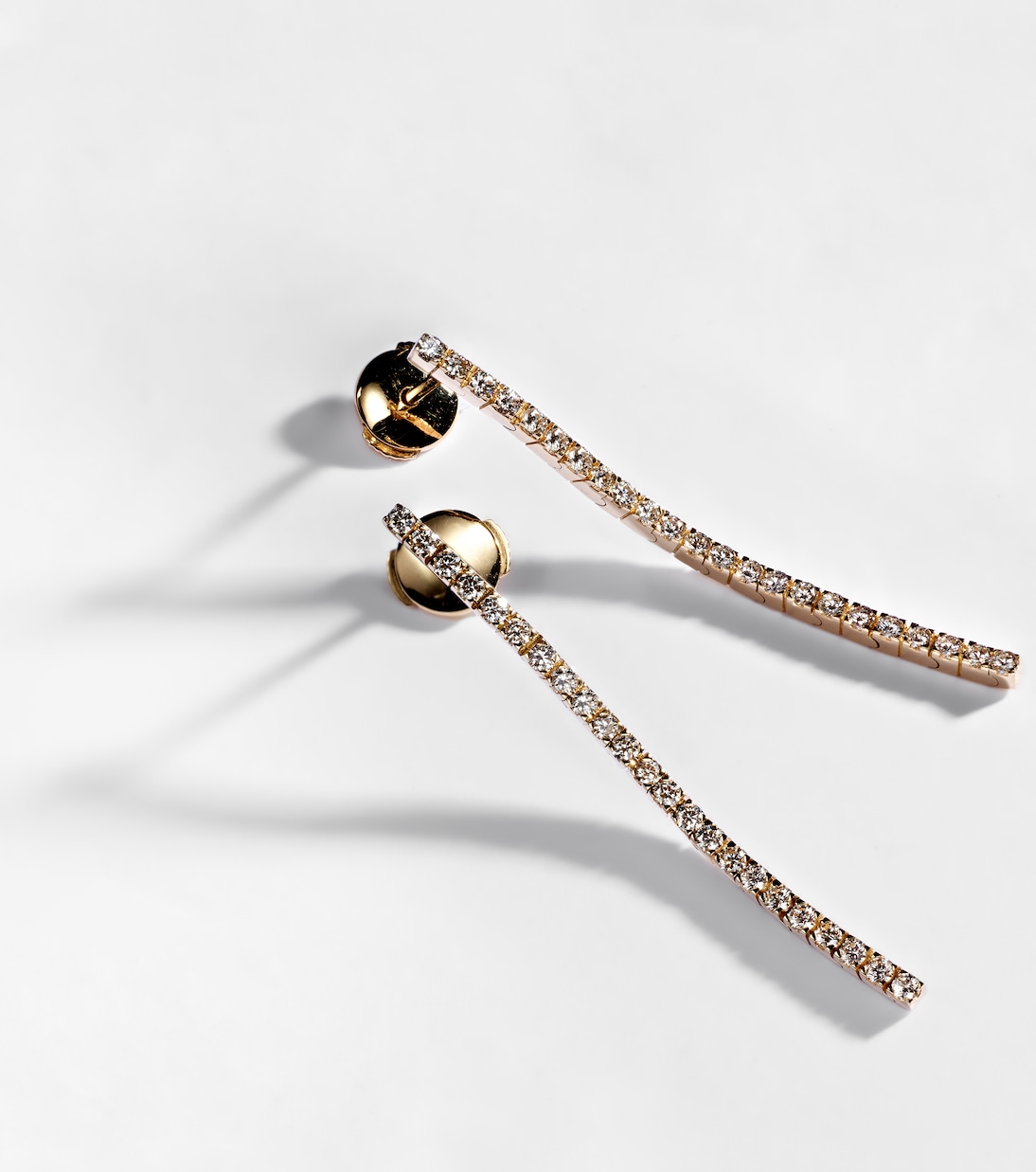 Ohrringe River aus 18kt Gelbgold mit Diamanten | Sophie Bille Brahe