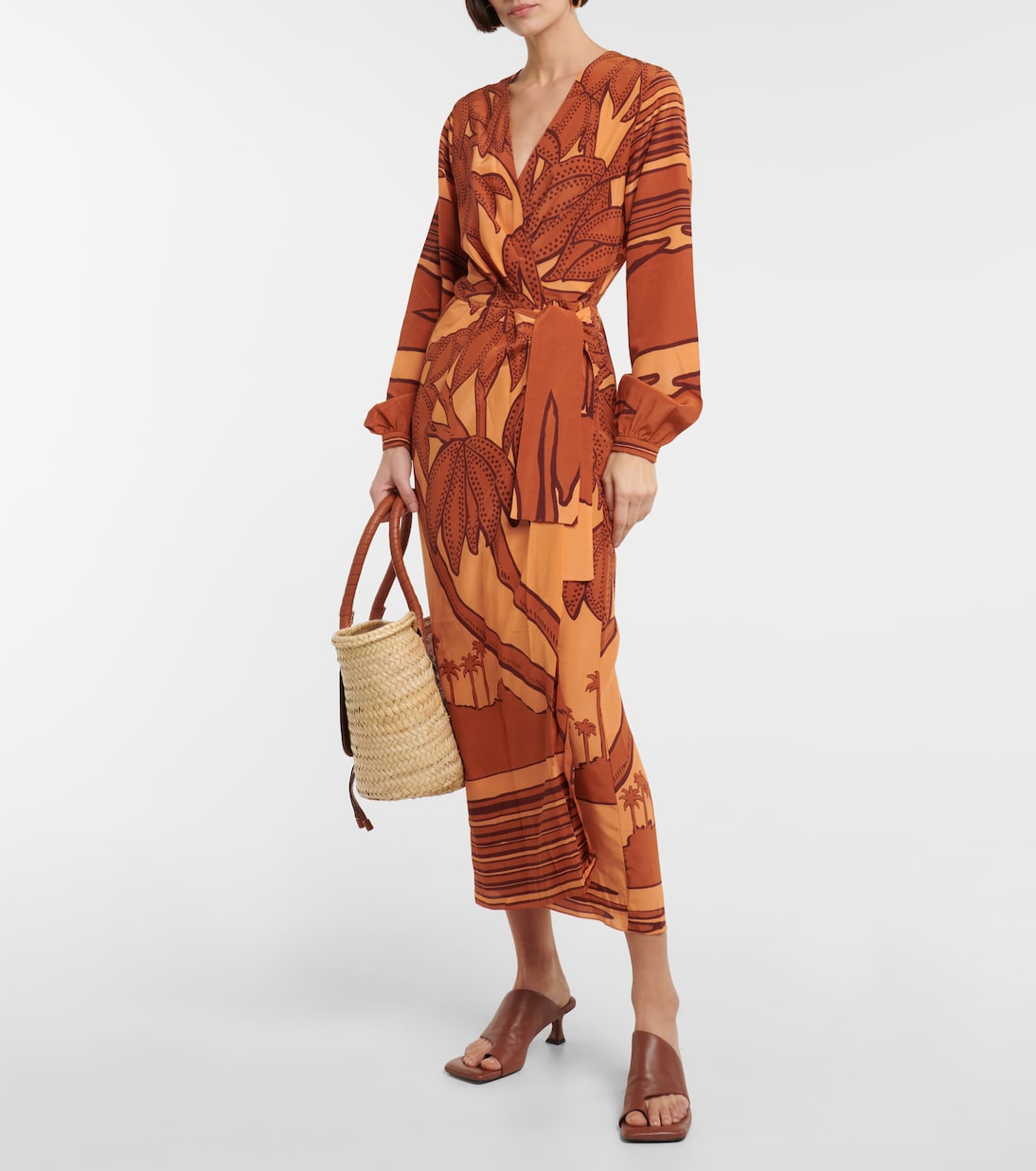 Silk crêpe de chine maxi dress | Johanna Ortiz