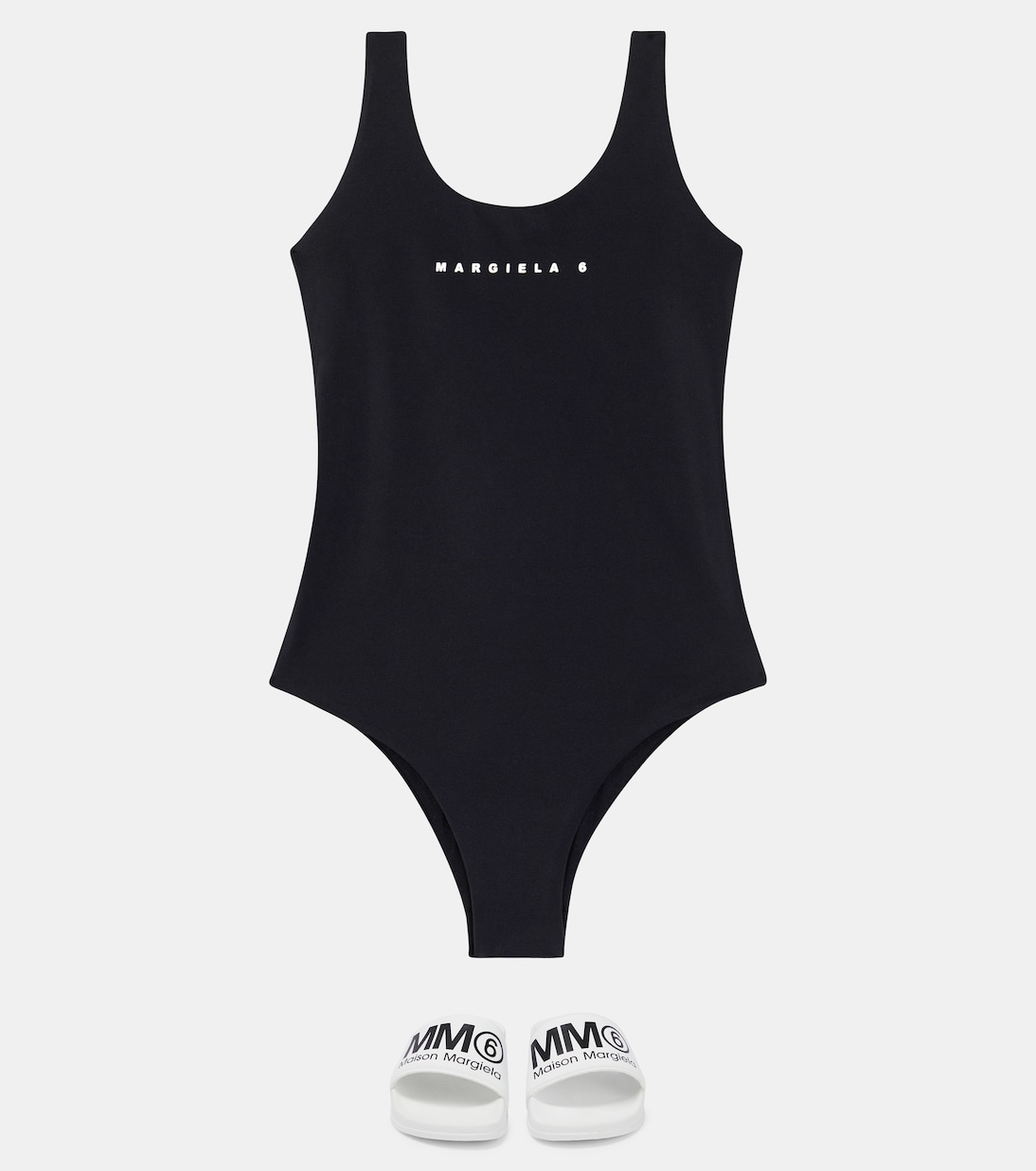 Logo swimsuit | MM6 Maison Margiela Kids