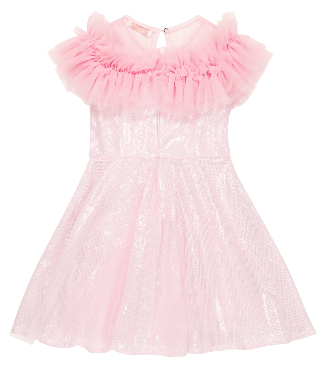 Sequined ruffle dress | Monnalisa