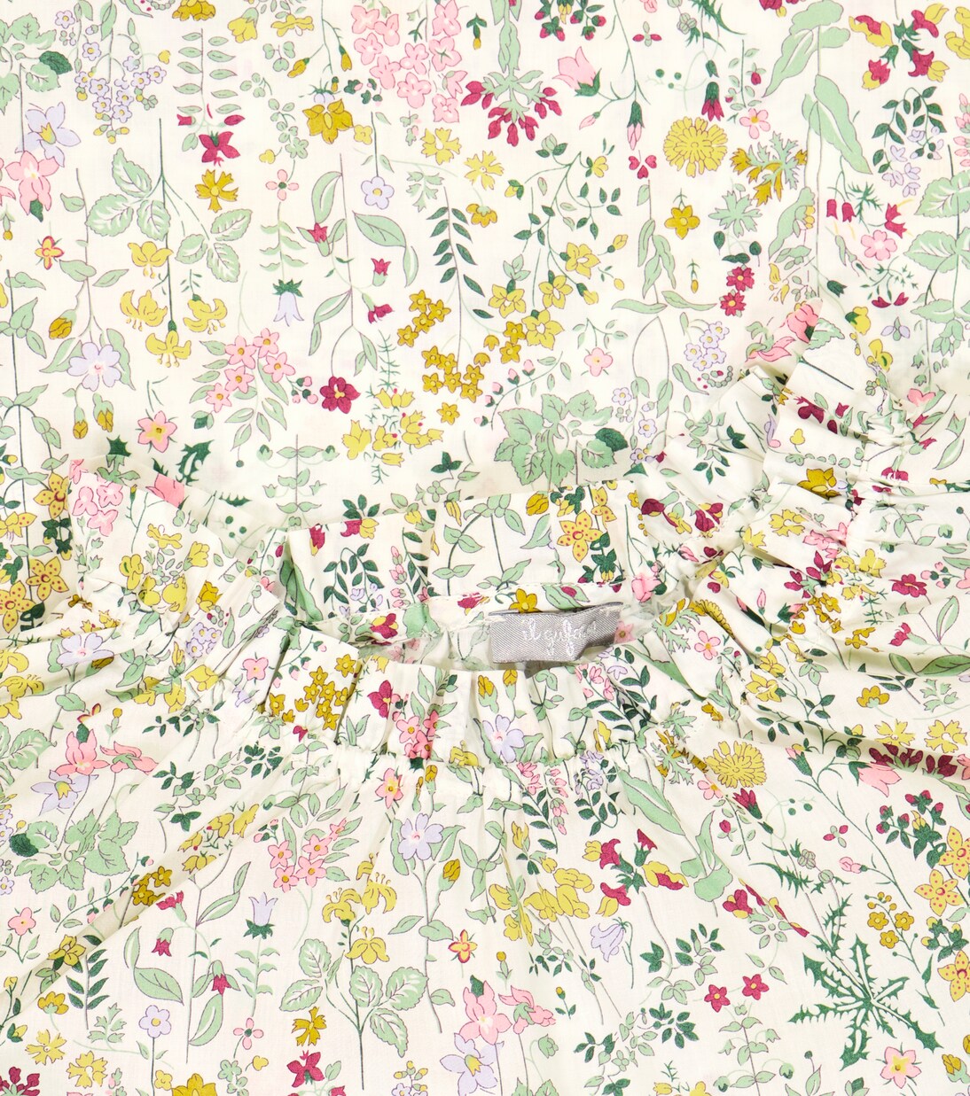 Floral cotton top | Il Gufo