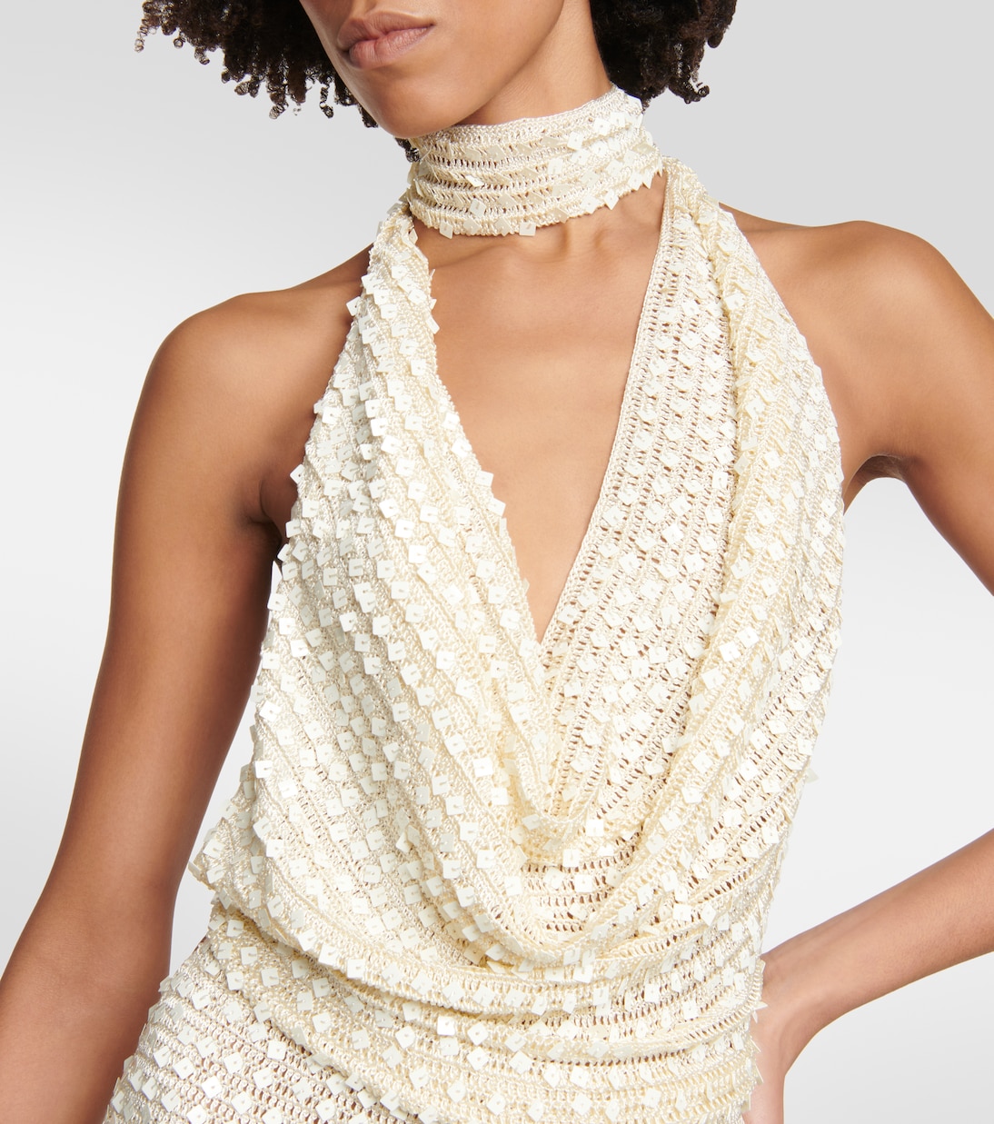 Maxikleid mit Pailletten | Aya Muse