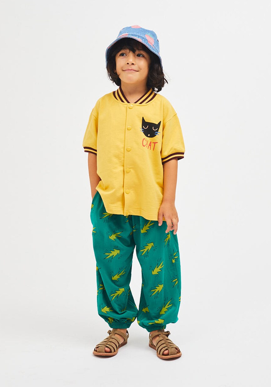 Chat cotton bowling shirt | Jellymallow