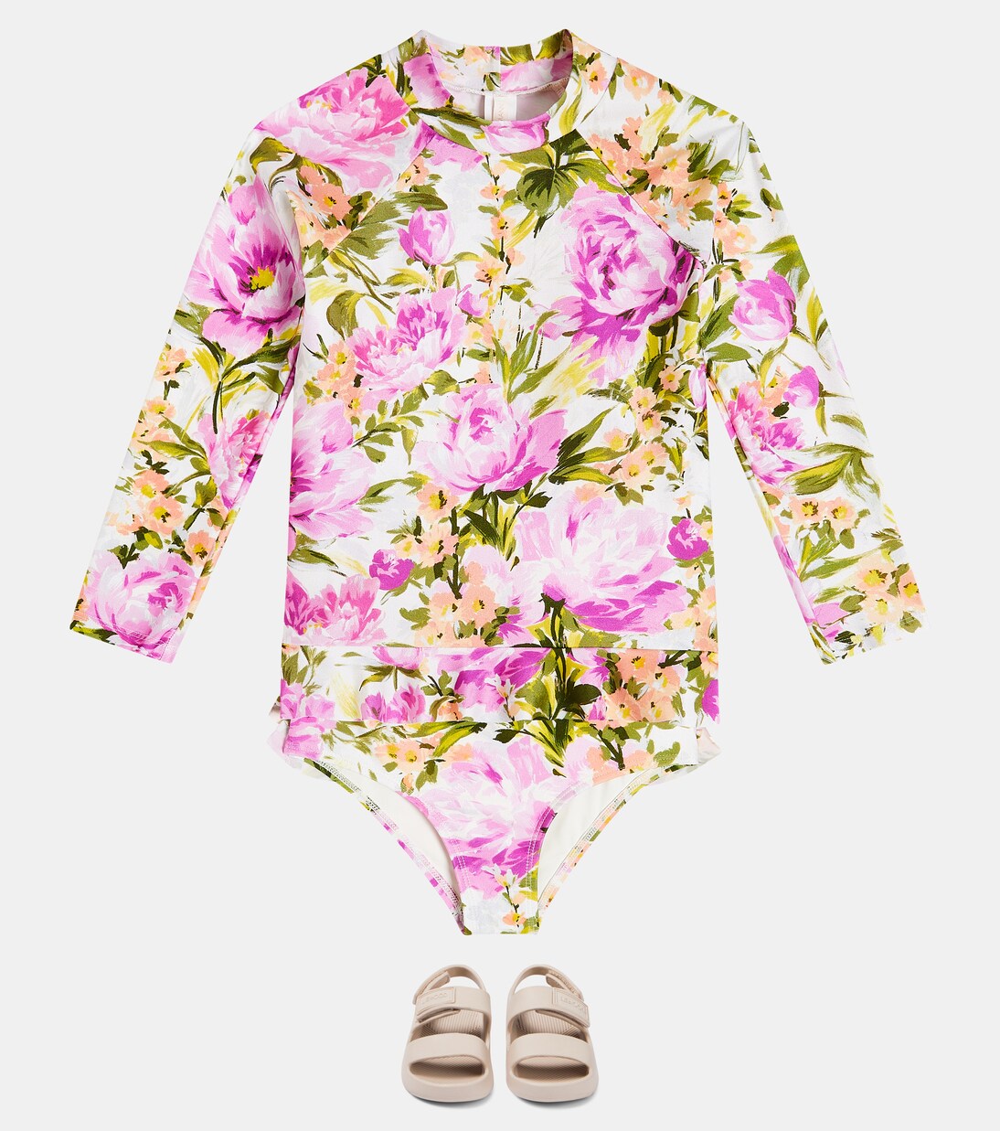 Halcyon floral swim top | Zimmermann Kids