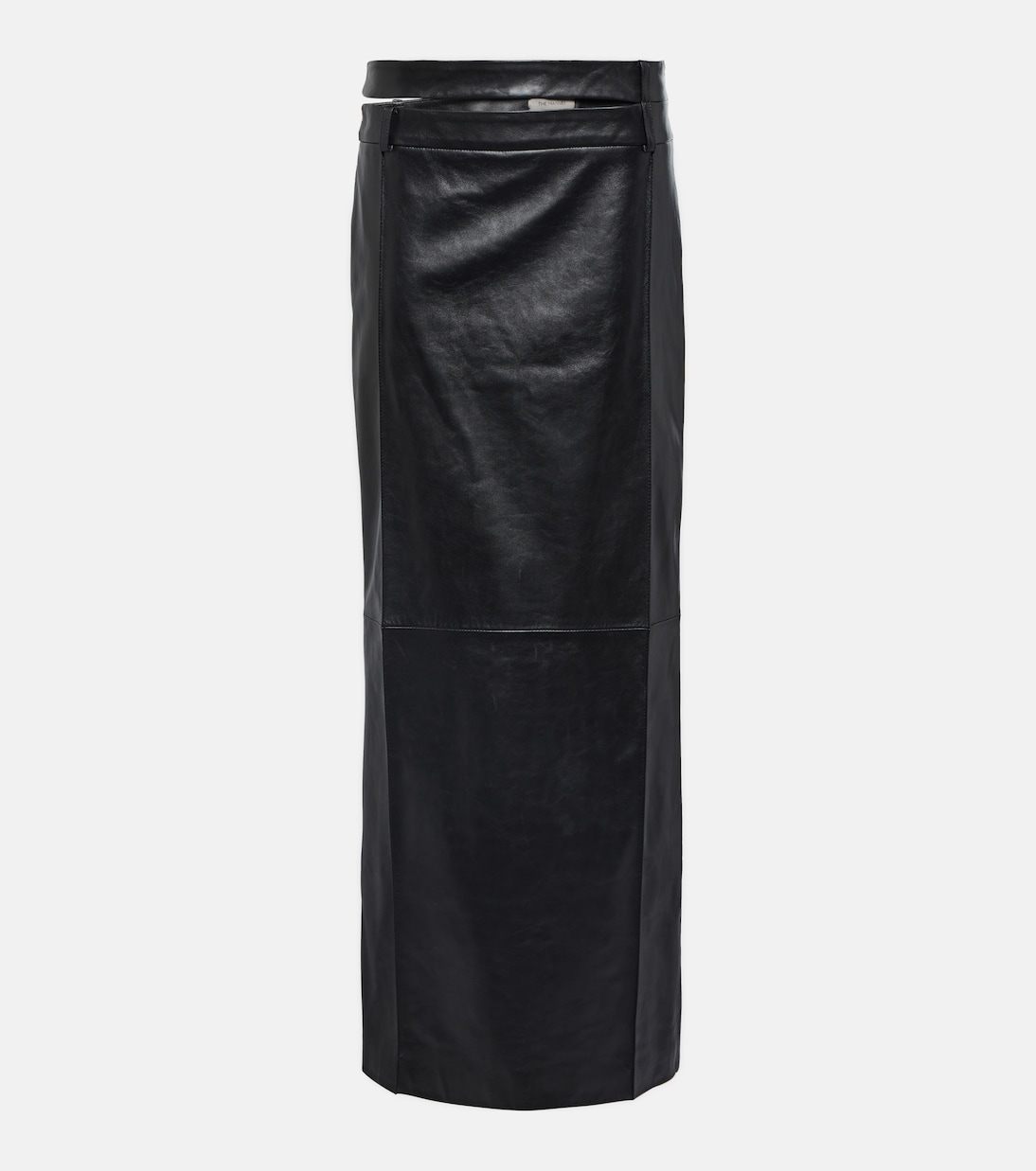 Low-Rise-Maxirock Ararat aus Leder | The Mannei