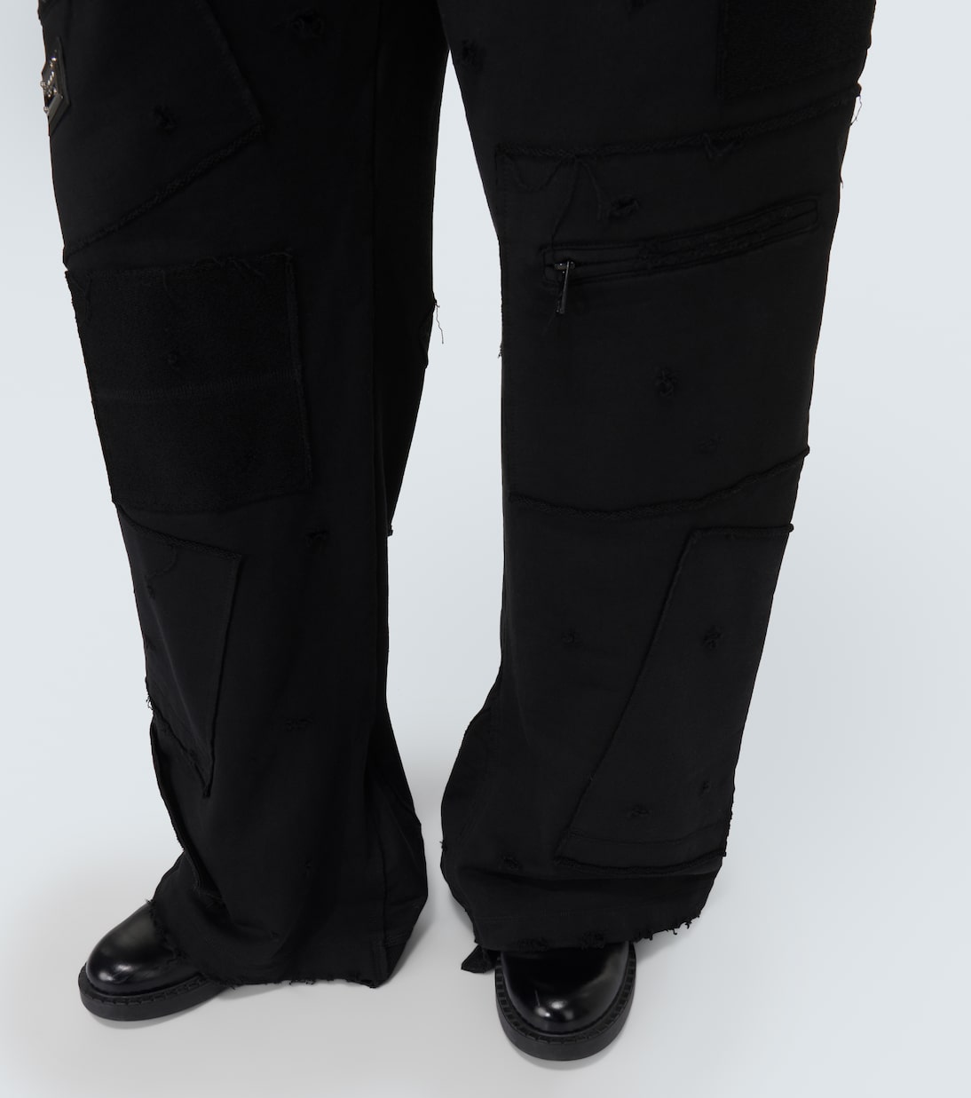 Logo tag jersey jogging pants  | Dolce&Gabbana