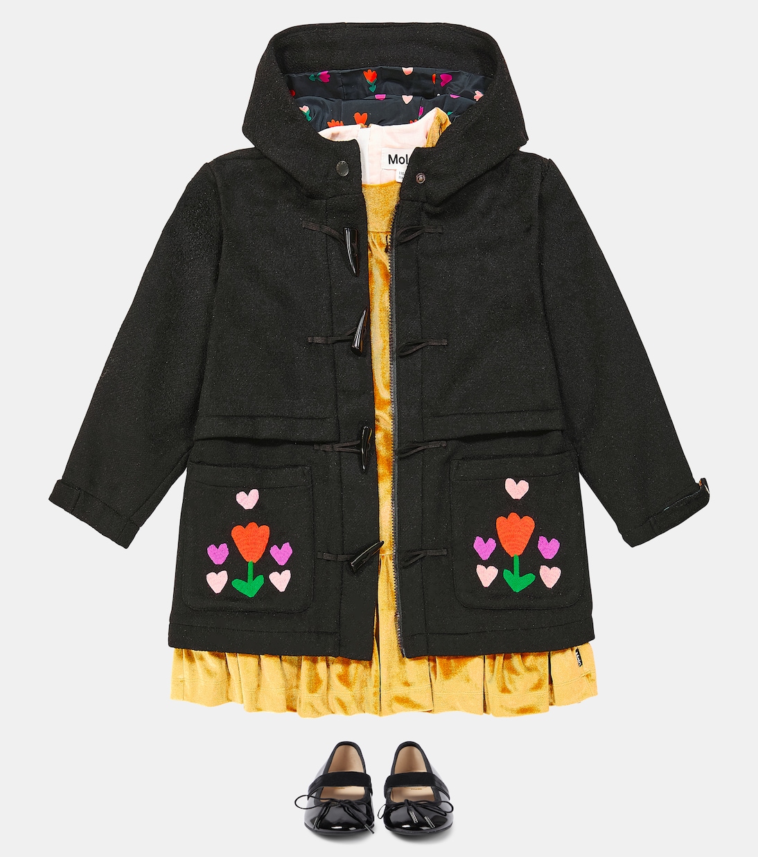 Embroidered coat | Stella McCartney Kids