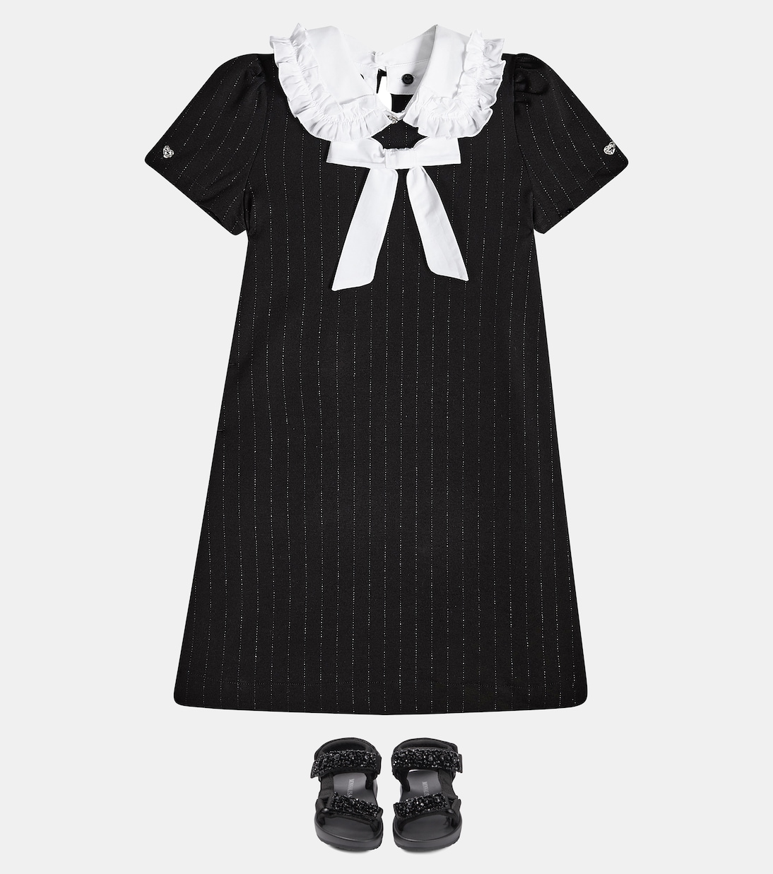 Katy striped jersey dress | Monnalisa