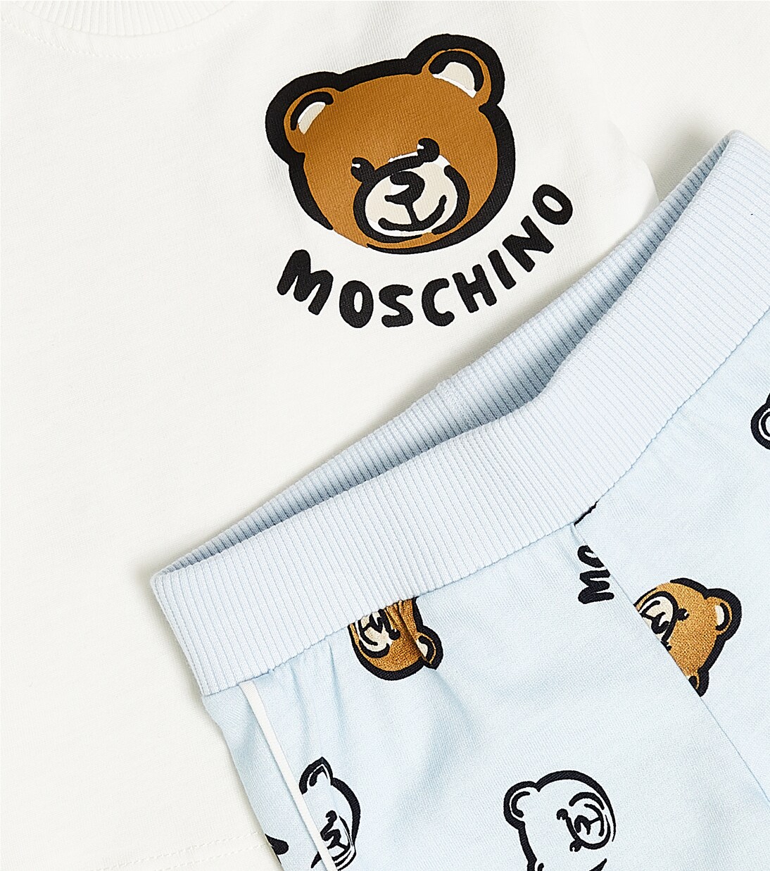 Bébé – Ensemble de survêtement imprimé en coton | Moschino Kids