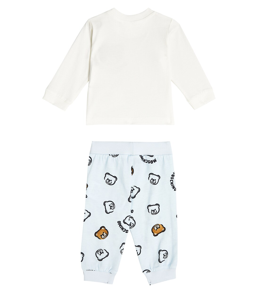 Bébé – Ensemble de survêtement imprimé en coton | Moschino Kids