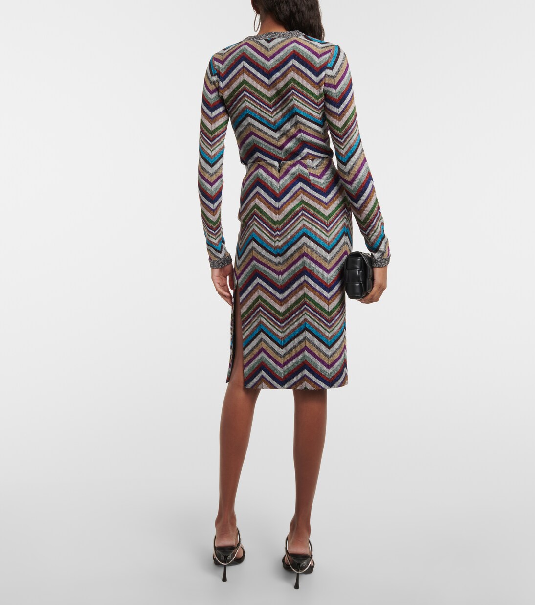 Zig Zag wool-blend pencil skirt | Missoni