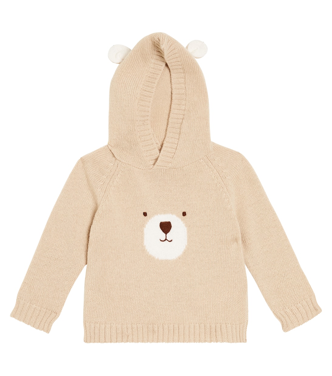 Baby printed virgin wool hoodie | Il Gufo