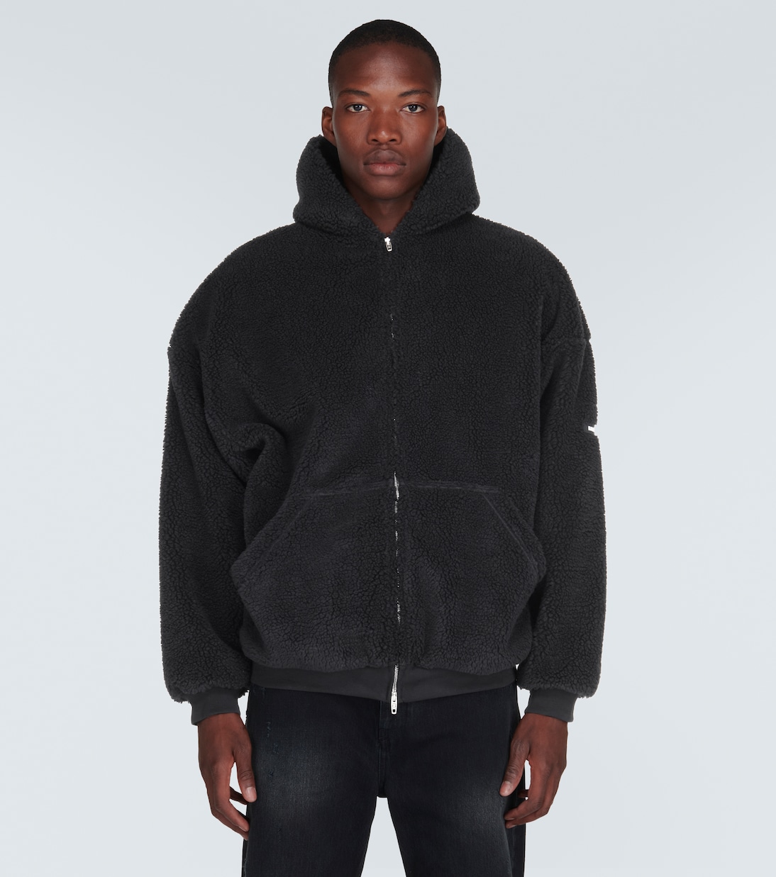 Oversized fleece hoodie | Balenciaga