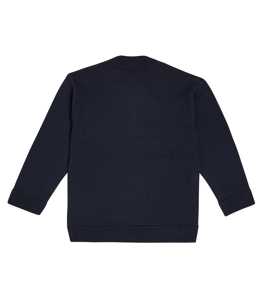 Logo cotton and wool sweater | Balmain Kids