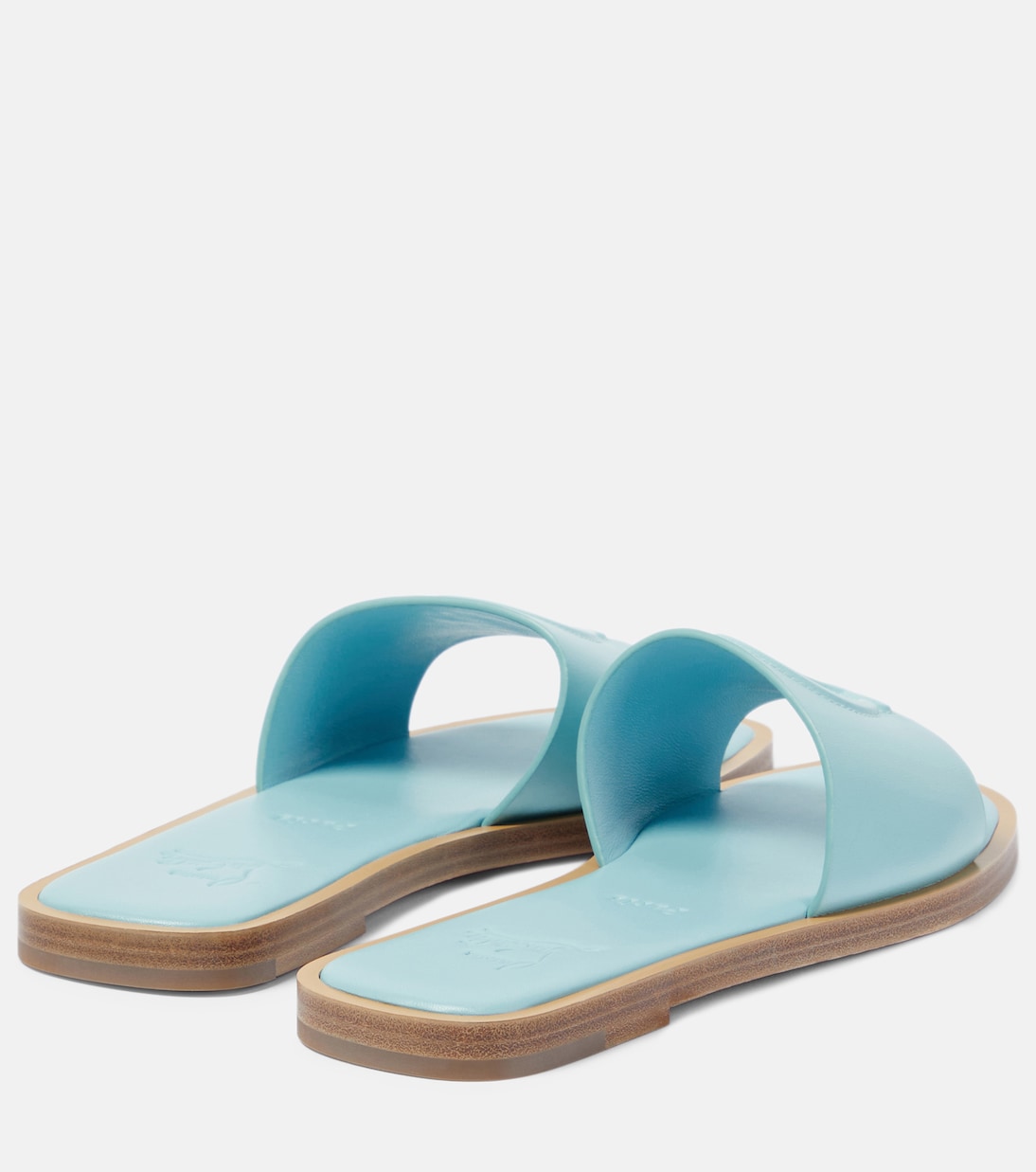 CL embossed leather mules | Christian Louboutin