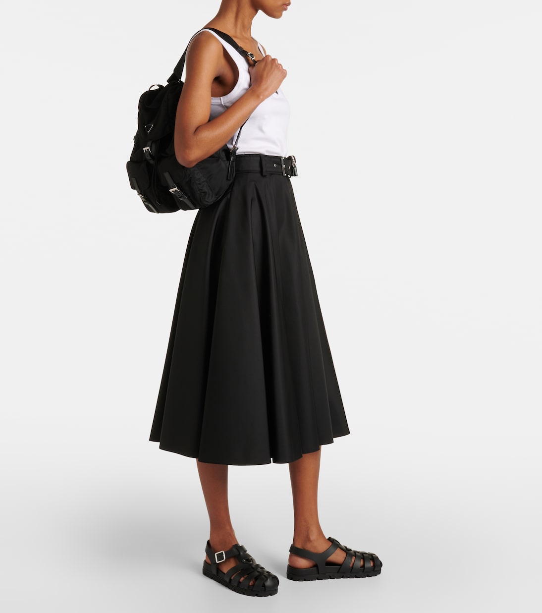 로고 피셔맨 샌들 | Prada