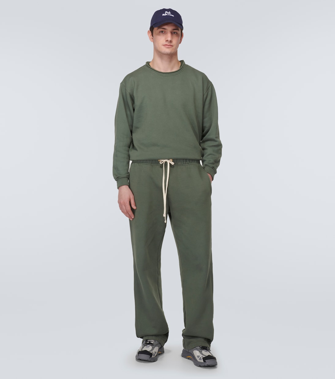 2.0 Low leather-trimmed sneakers | Athletics Footwear