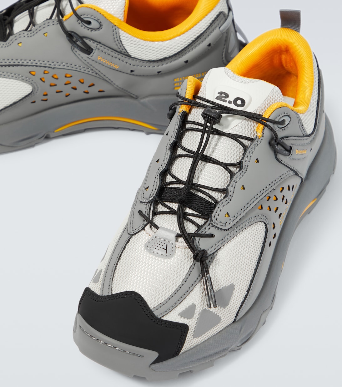 2.0 Low leather-trimmed sneakers | Athletics Footwear