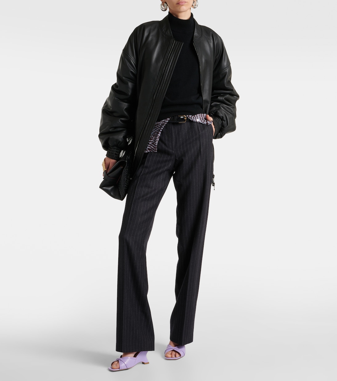 Wedge-Pantoletten Perla 85 aus Leder | Malone Souliers