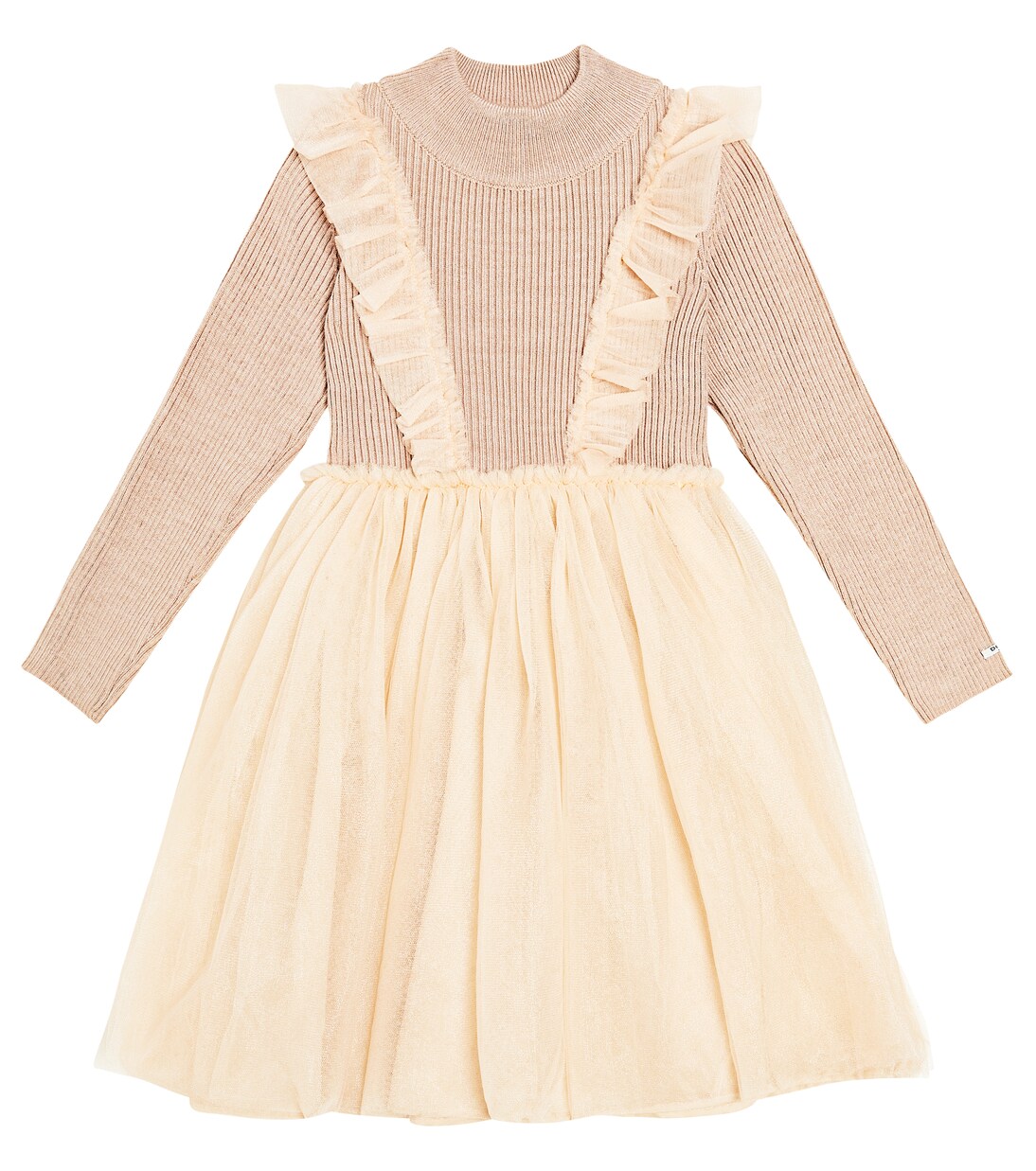 Flovos ribbed-knit tulle dress | Donsje